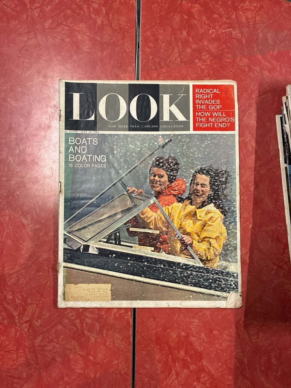LOOK Magazine July 16 1963 Boats and Boating Vintage Issue